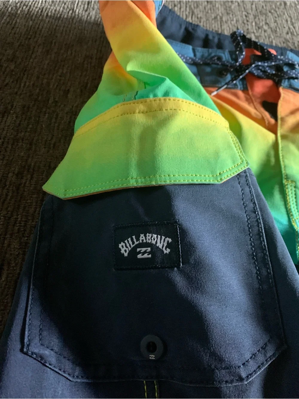Billabong vibrant rainbow